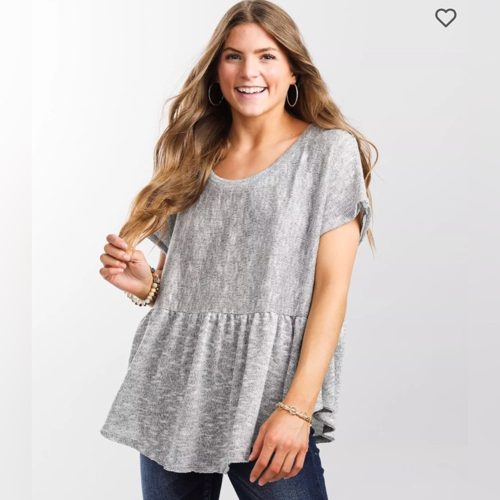 Daytrip flowy peplum top